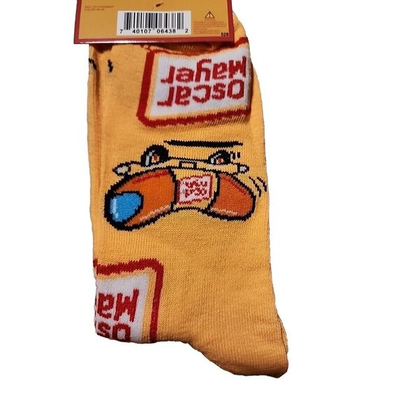 OSCAR MAYER Logo Socks Men's Shoe Size 6-12 New By Odd Sox Wiener mobile - Picture 5 of 7